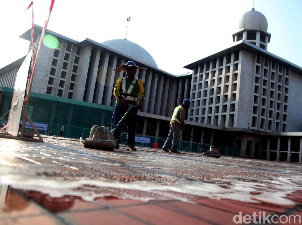 Diperintah Jokowi, Renovasi Masjid Istiqlal Rampung Maret 2020 Diperintah Jokowi, Renovasi Masjid Istiqlal Rampung Maret 2020