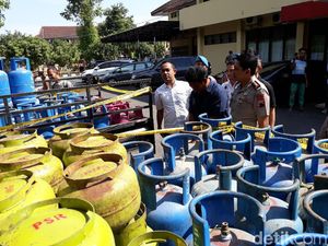 Oplos Elpiji Subsidi ke Ribuan Tabung 12 Kg, Warga Solo Ditangkap