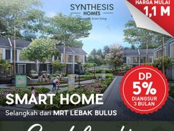 Smart Home 2 Lantai Dekat MRT Lebak Bulus, DP 5 Persen Saja!