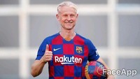 Adapun beginilah penampilan masa tua gelandang anyar Barcelona, Frenkie De Jong, yang baru didatangkan dari Ajax Amsterdam. (Foto: Istimewa)