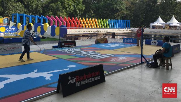 Arena AirBadminton di Indonesia Open 2019.