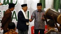 Momen Maruf Amin Dampingi JK Buka Halalbihalal DMI