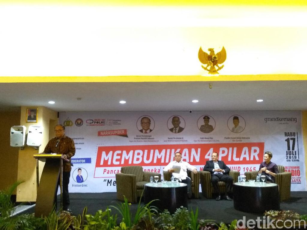 Wantimpres Jokowi Bicara Pancasila dan Kekhawatiran soal Isu SARA Wantimpres Jokowi Bicara Pancasila dan Kekhawatiran soal Isu SARA