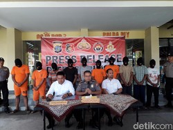 10 Penambang Pasir Ilegal di Sungai Progo Diamankan Polisi