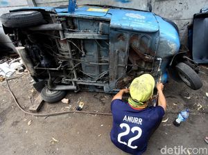 Rumah Sakit Bajaj di Jakpus, Bikin Si Tiga Roda Guling-gulingan