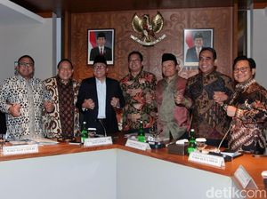 Saat Para Pimpinan MPR Gelar Rapat di Akhir Masa Jabatan