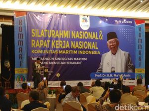 Rakernas Komunitas Maritim, Maruf Ingatkan Pidato Visi Indonesia Jokowi