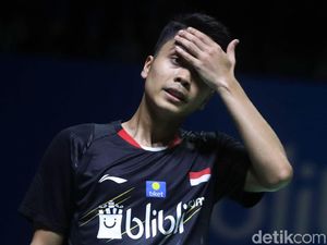 Langkah Ginting Terhenti di 16 Besar Indonesia Open Langkah Ginting Terhenti di 16 Besar Indonesia Open