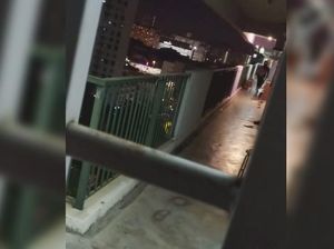 Tanpa Kaki Kanan, Kurir Ini Antar Makanan Naik Tangga ke Lantai 14 Tanpa Kaki Kanan, Kurir Ini Antar Makanan Naik Tangga ke Lantai 14