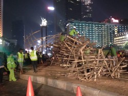 Anies Samakan Bambu Getah Getih dengan Banner Asian Games 2018