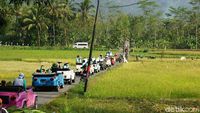 Foto Menembus Pedesaan Magelang dengan Mobil VW Camat
