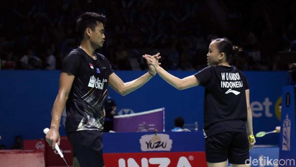 Mantap! Tontowi/Winny Tumbangkan Ganda Campuran Thailand