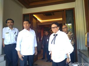 Menlu Temui Wiranto Bahas Perbatasan Indonesia-Timor Leste