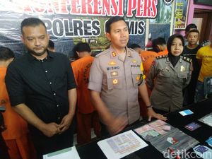 Polisi Tembak 6 Pelaku Bobol ATM di Ciamis