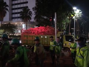 Instalasi Bambu di Bundaran HI Akan Diganti jadi Taman Instalasi Bambu di Bundaran HI Akan Diganti jadi Taman