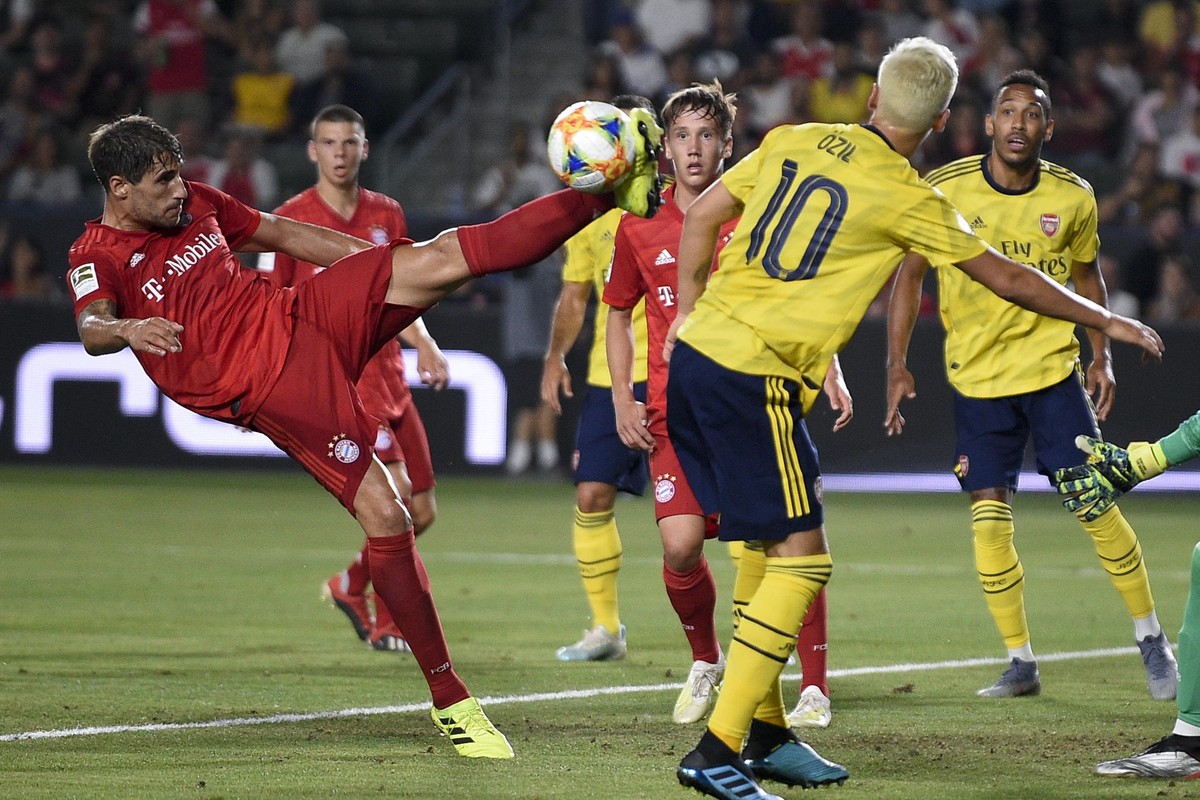 Arsenal mengalahkan Bayern Munich 2-1 di ICC 2019. (Foto: Kelvin Kuo-USA TODAY Sports)