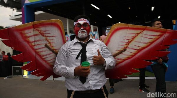 Keseruan Penonton Perempatfinal Indonesia Open 2019