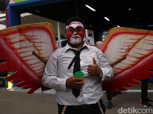 Keseruan Penonton Perempatfinal Indonesia Open 2019