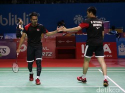Terlalu! Hendra/Ahsan Bikin Suporter Indonesia Senam Jantung