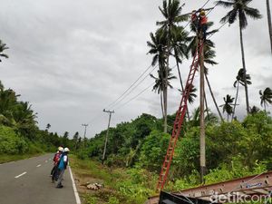 Menengok Perbaikan Listrik di Halmahera Pascagempa