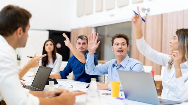 Presentation and collaboration by business people