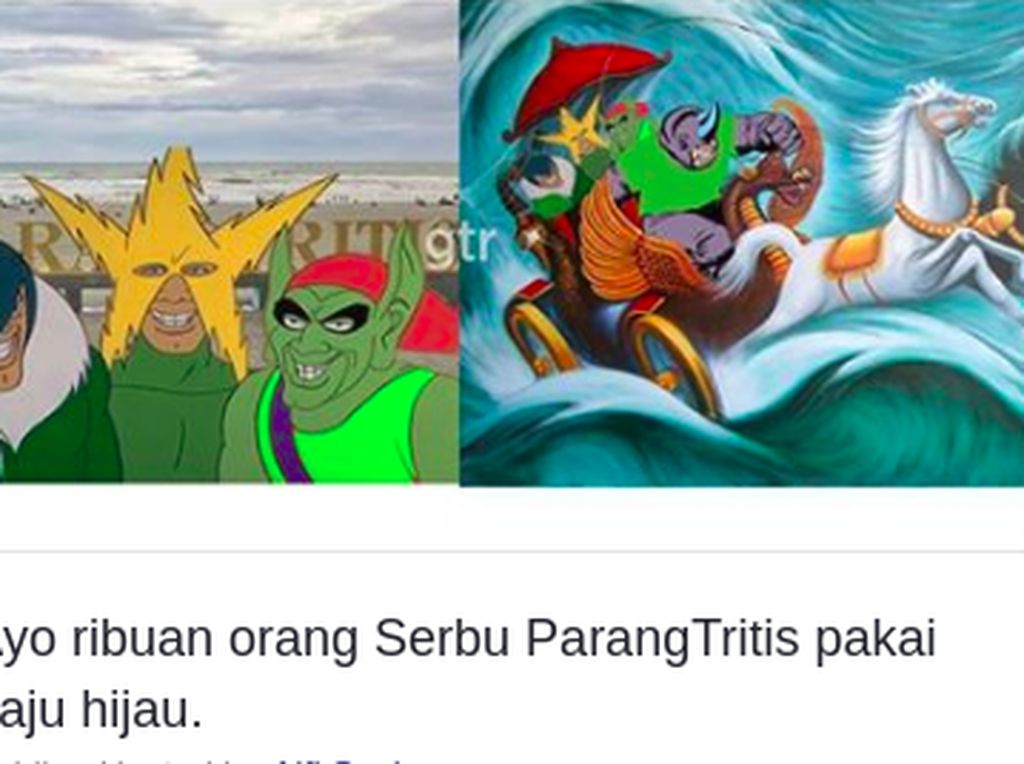 Ajakan Penyerbuan Pantai Parangtritis Viral di Facebook Ajakan Penyerbuan Pantai Parangtritis Viral di Facebook