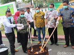 Narkotika Senilai Rp 800 Juta Dimusnahkan Kejari Jombang