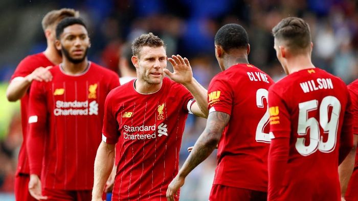 James Milner jadi pemain paling vokal di ruang ganti Liverpool (Jason Cairnduff/Reuters)