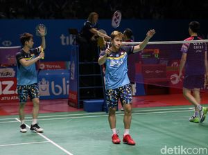 Kevin/Marcus Juarai Denmark Open Usai Kalahkan Hendra/Ahsan