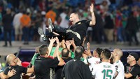 Tangan dingin Djamel Belmadi yang mengantar Aljazair memenangi Piala Afrika 2019. Foto: Mohamed Abd El Ghany / Reuters