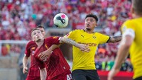 Pertandingan tuntas dengan skor 3-2 untuk kemenangan Dortmund. Die Borussen menambah dua gol lewat Thomas Delaney dan Jacob Bruun Larsen. Liverpool menambah satu lewat penalti Rhian Brewster. (Foto: Trevor Ruszkowski/Reuters)