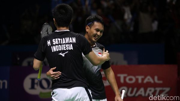 Mantap! Hendra/Ahsan Melaju ke Final Indonesia Open