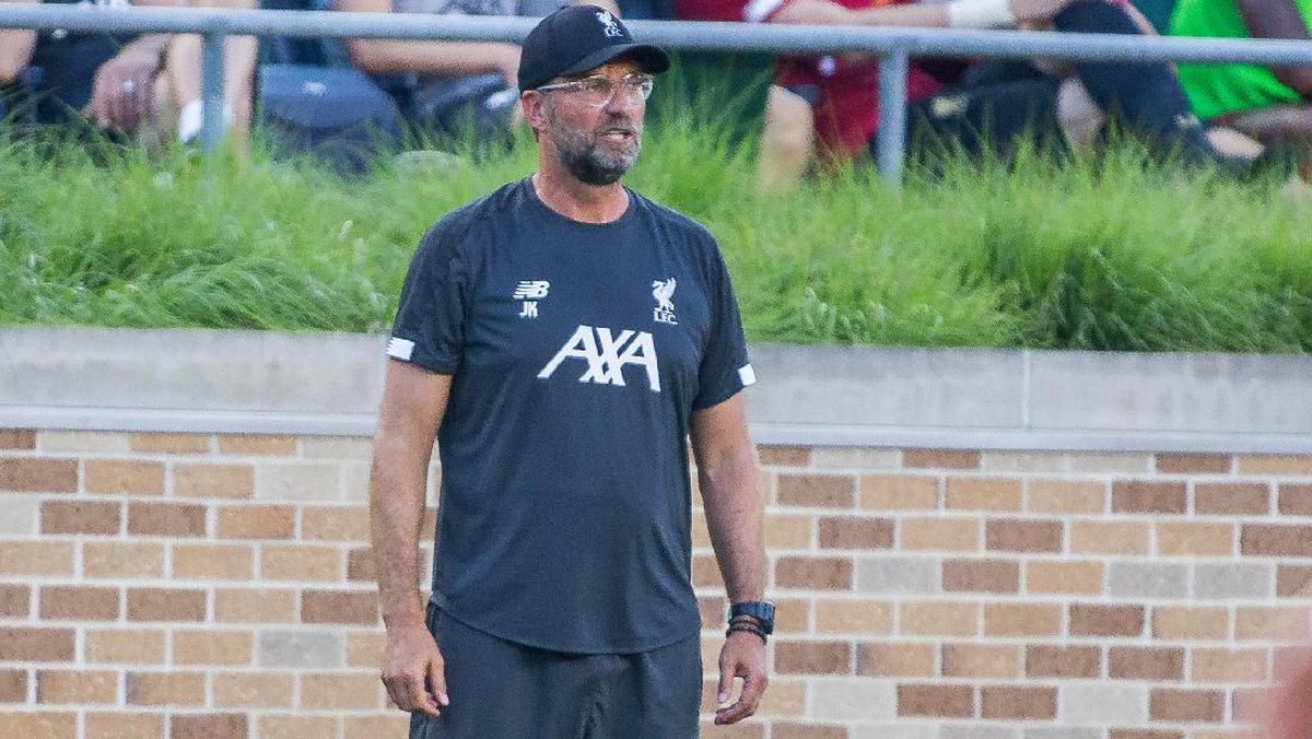 Manajer Liverpool Juergen Klopp di laga melawan Borussia Dortmund. (Foto: Trevor Ruszkowski-USA TODAY Sports/Reuters)