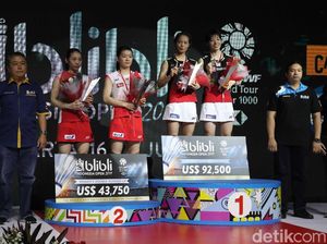 Yuki/Sayaka Sukses Pertahankan Gelar Indonesia Open