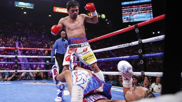 Manny Pacquiao dan Jack Ma menantang Floyd Mayweather.