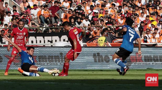Persija menang 1-0 atas PSM di leg pertama final Piala Indonesia.