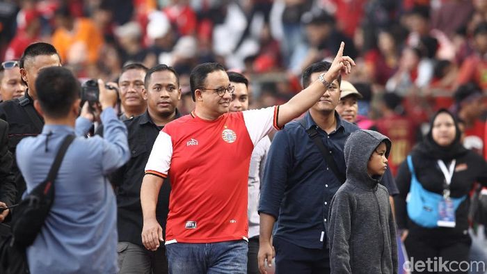 Gubernur DKI Jakarta Anies Baswedan akan hadir di laga PSM Makassar vs Persija Jakarta. (Foto: Rifkianto Nugroho/detikcom)