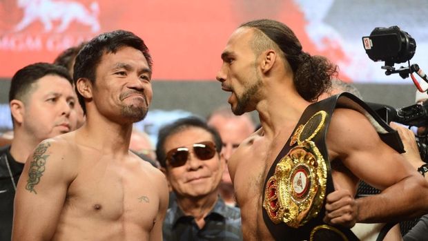 Manny Pacquiao hadapi Keith Thurman dalam perebutan gelar WBA Super kelas welter.