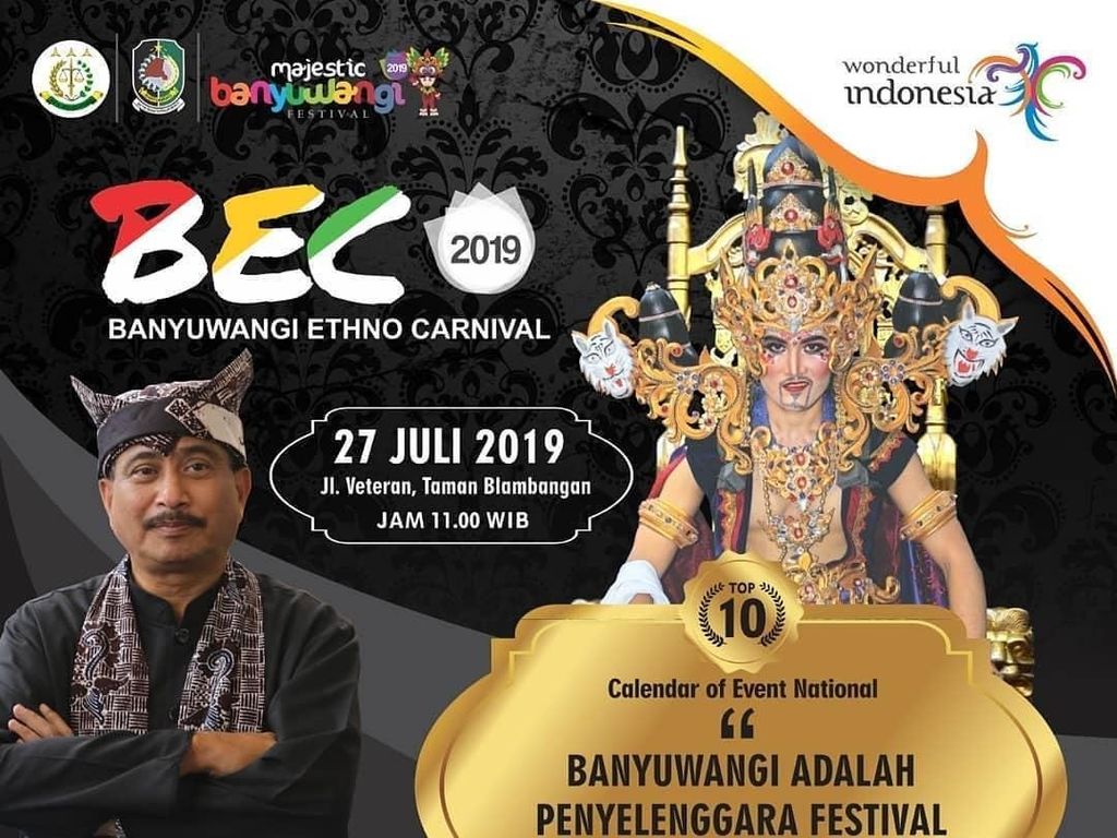 Angkat Tema The Kingdom of Blambangan, BEC 2019 Bakal Lebih Meriah Angkat Tema The Kingdom of Blambangan, BEC 2019 Bakal Lebih Meriah