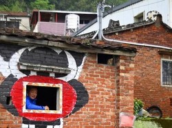 Mural Mengubah Hidup Desa yang Penuh Manula di Taiwan