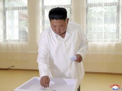 Pemilu Daerah Korut Diikuti 99,98 % Pemilih, Kim Jong-Un Ikut Memilih
