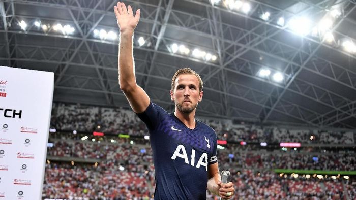 Striker Tottenham Hotspur, Harry Kane, usai laga dengan Juventus di International Champions Cup. (Foto: Thananuwat Srirasant/Getty Images) Striker Tottenham Hotspur, Harry Kane, usai laga dengan Juventus di International Champions Cup. (Foto: Thananuwat Srirasant/Getty Images)
