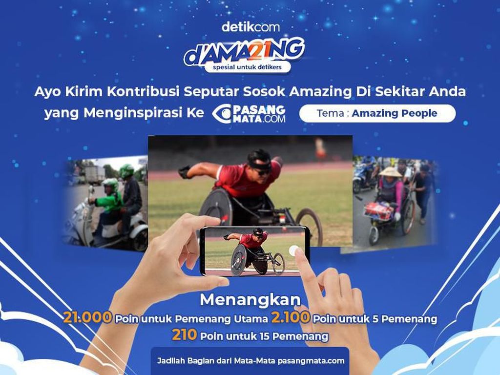 Kirim Kontribusi Amazing People ke Pasangmata dan Raih Ribuan Poin! Kirim Kontribusi Amazing People ke Pasangmata dan Raih Ribuan Poin!