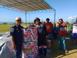 Bantuan 13 Ton Logistik Dikirim untuk Korban Gempa Halmahera