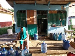 PHE ONWJ Bangun Instalasi Penampungan Air di Desa Sedari Karawang