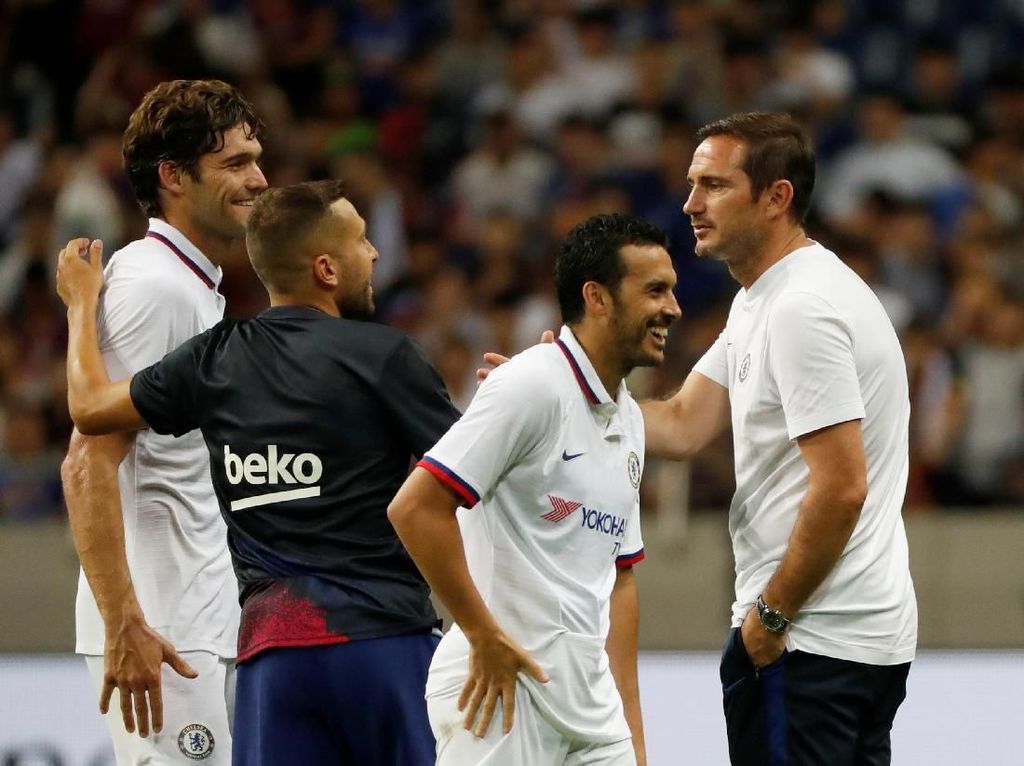 Lampard Puas Betul Usai Chelsea Taklukkan Barcelona Lampard Puas Betul Usai Chelsea Taklukkan Barcelona