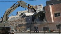 Potret Israel Hancurkan Permukiman Palestina di Kawasan Tepi Barat