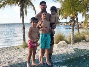 Gooll...., Saat Anak Messi Rayakan Gol Betis ke Gawang Barcelona