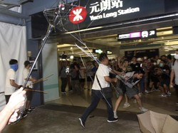 Serang Demonstran Hong Kong, 6 Pria Terkait Triad Ditangkap