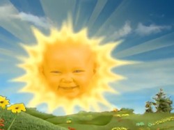Viral Bayi Matahari Teletubbies Punya Anak, Benarkah?